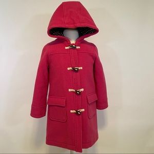 Mini Boden Wool Duffle Coat - Girl's Size 7-8Y